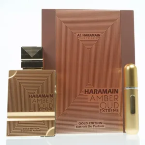 Al Haramain Unisex Amber Oud Gold Edition Extreme Perfume 2.00 oz with Atomizer