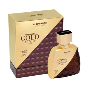 Haramain Gold Crystal Oudh by Al Haramain EDP 3.33oz Spray Mens No cellophane