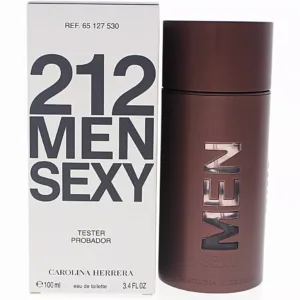 212 SEXY MEN by CAROLINA HERRERA EDT SPRAY TESTER 3.3 fl oz