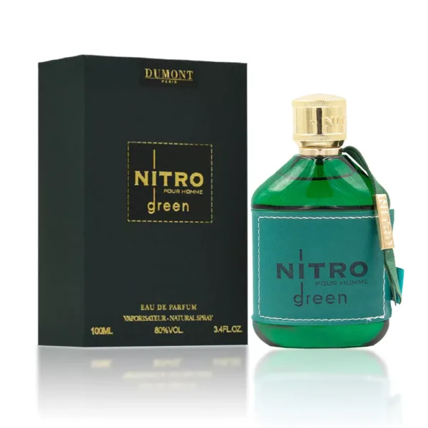 Dumont Nitro Green - Eau De Parfum - 3.4oz - Perfume for Men