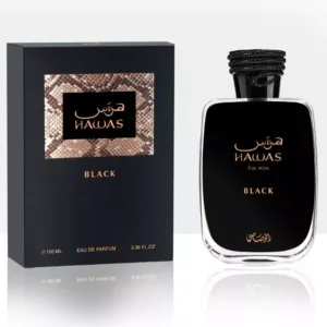 Rasasi Hawas Black for Him Eau De Parfum Spray for men 100ml(3.4 0z)